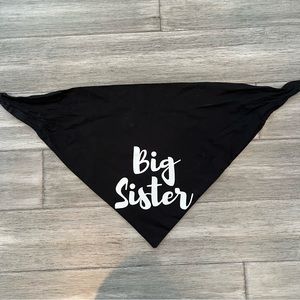 Big sister dog bandana
